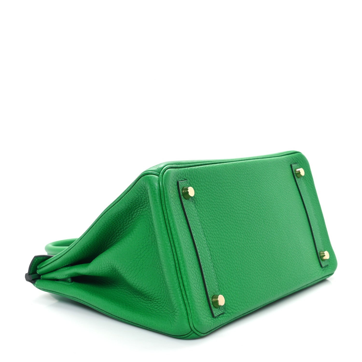 Hermes Taurillon Clemence Birkin 30 Bambou 4 of 12