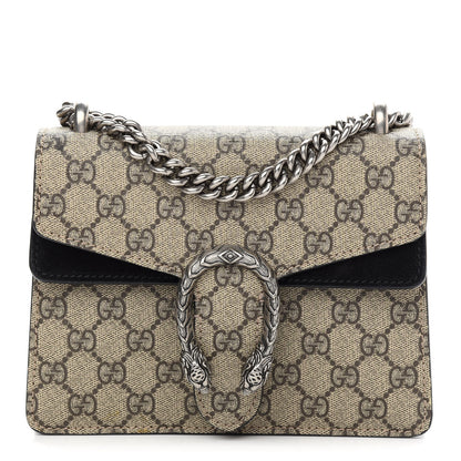 Gucci GG Supreme Monogram Mini Dionysus Shoulder Bag Black 1 of 11
