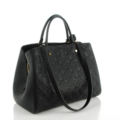 Louis Vuitton Empreinte Montaigne GM Black 3 of 8