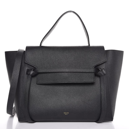 Celine Grained Calfskin Mini Belt Bag Black 1 of 8