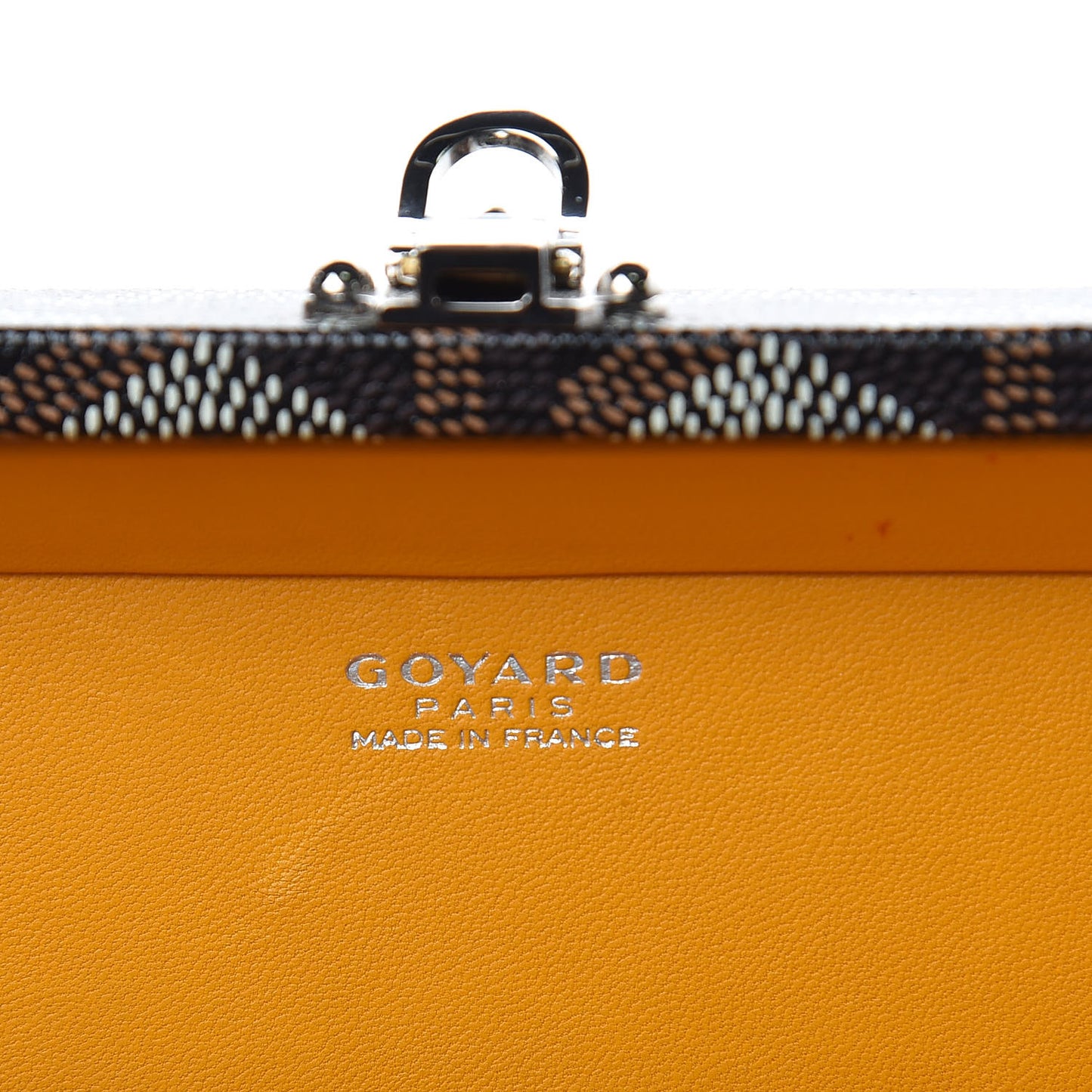Goyardine Minaudiere Trunk Bag Black