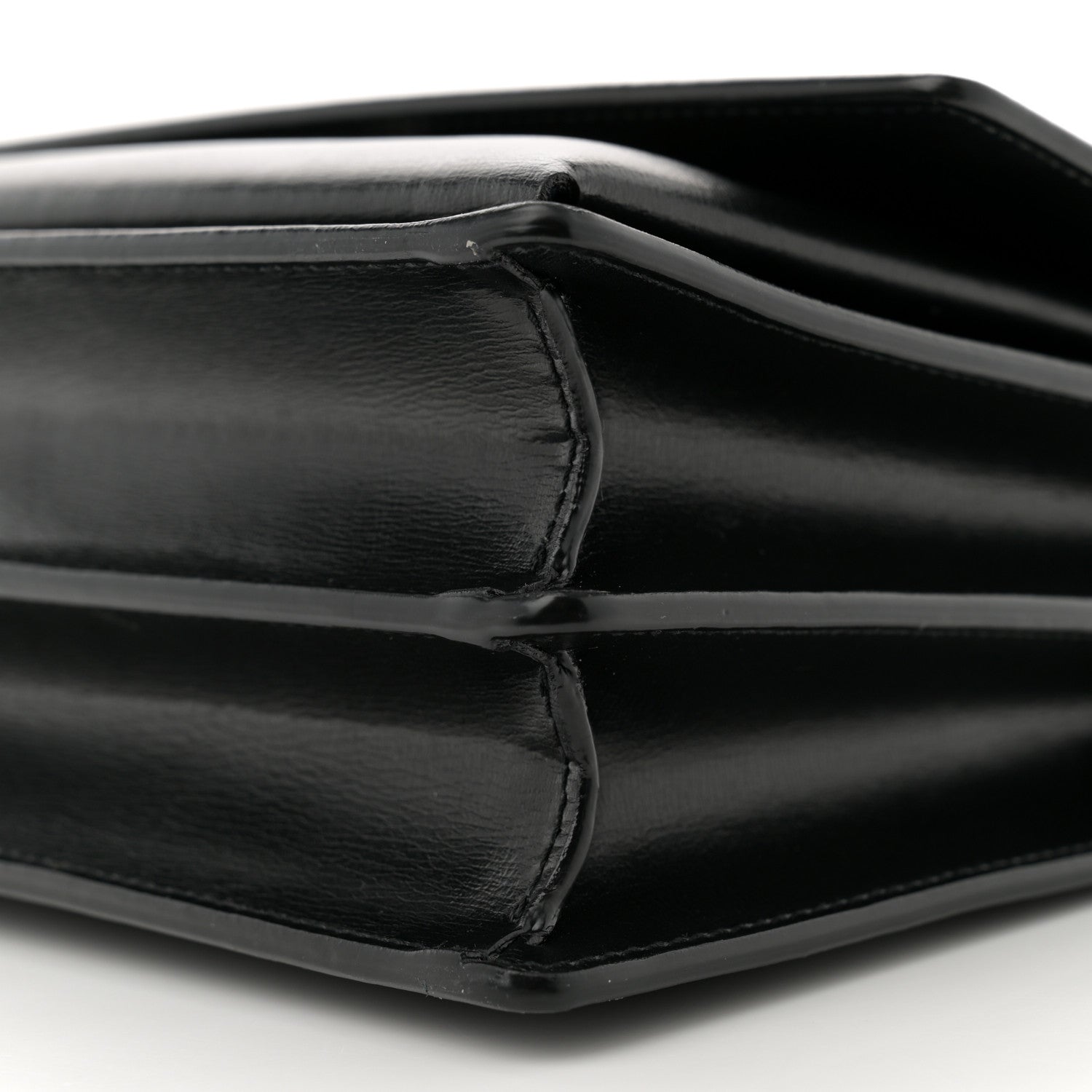 Saint Laurent Calfskin Medium Monogram Monochrome Sunset Black 10 of 10