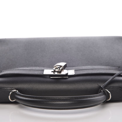 Hermes Epsom Kelly Sellier 32 Black 7 of 35