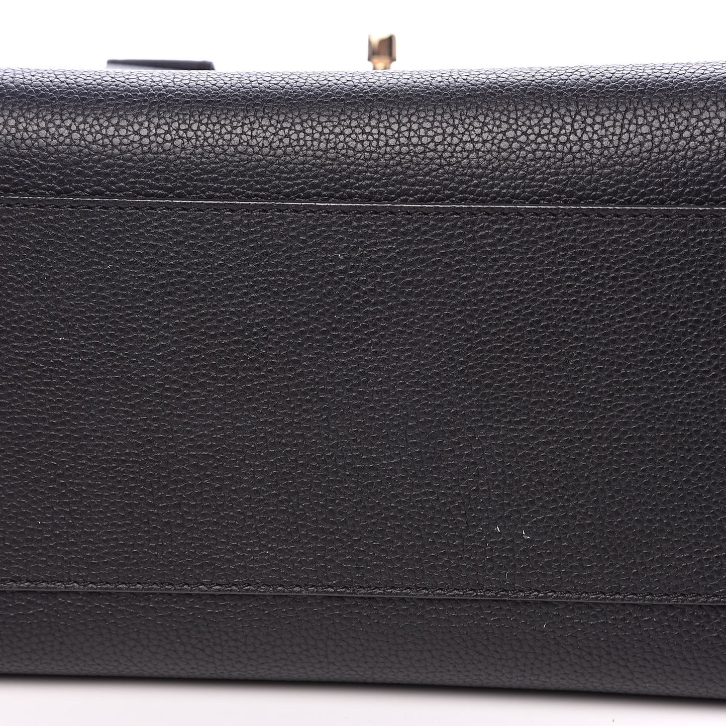 Grained Calfskin Small Neo Executive Shopper Tote Black