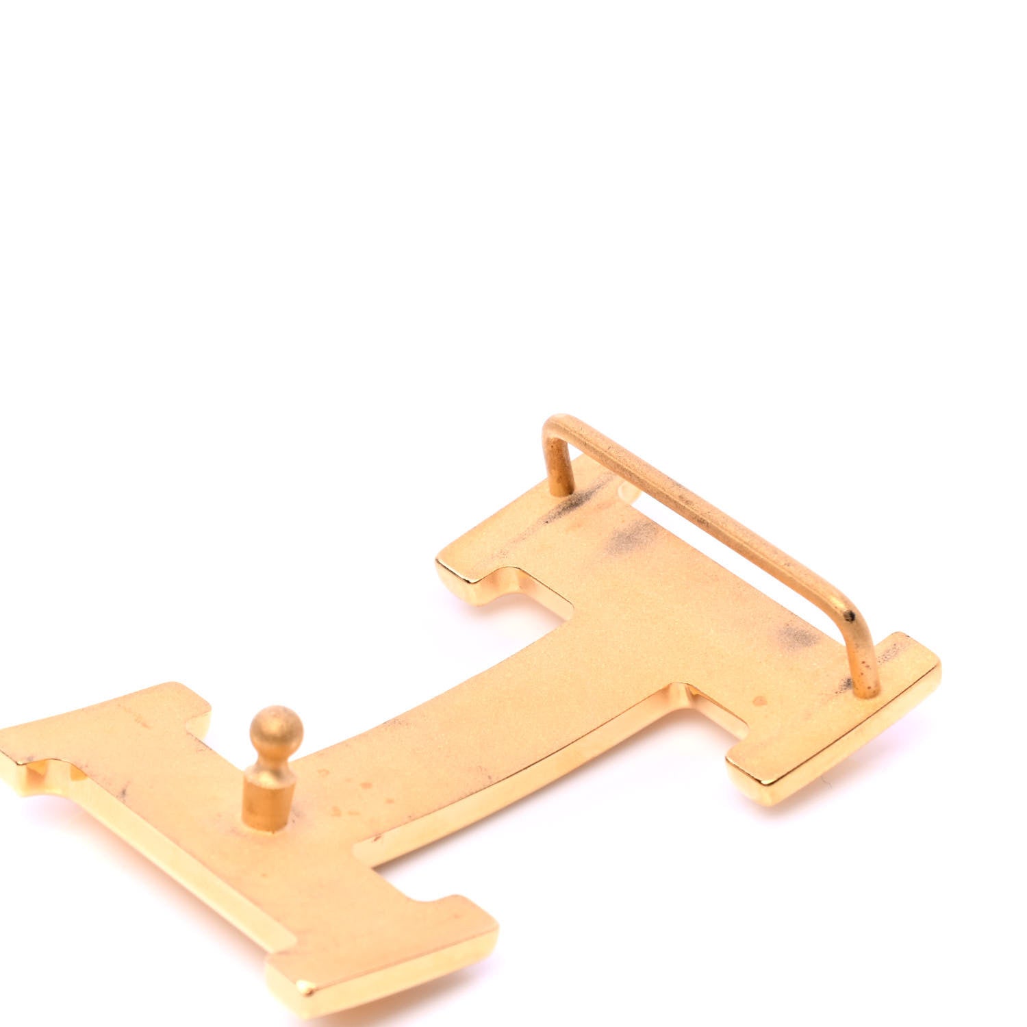 Hermes Polished 32mm H Belt Buckle Gold 3 of 4