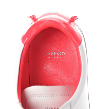 Givenchy Calfskin Patent Womens Urban Street Sneakers 38.5 White Neon Pink 7 of 7