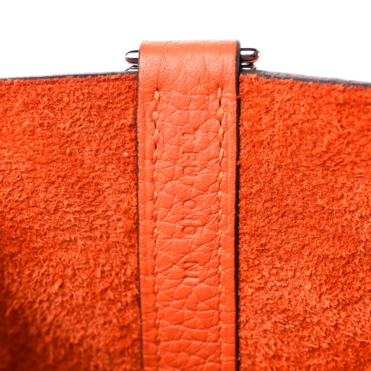 Hermes Taurillon Clemence Picotin Lock 18 PM Feu 7 of 11