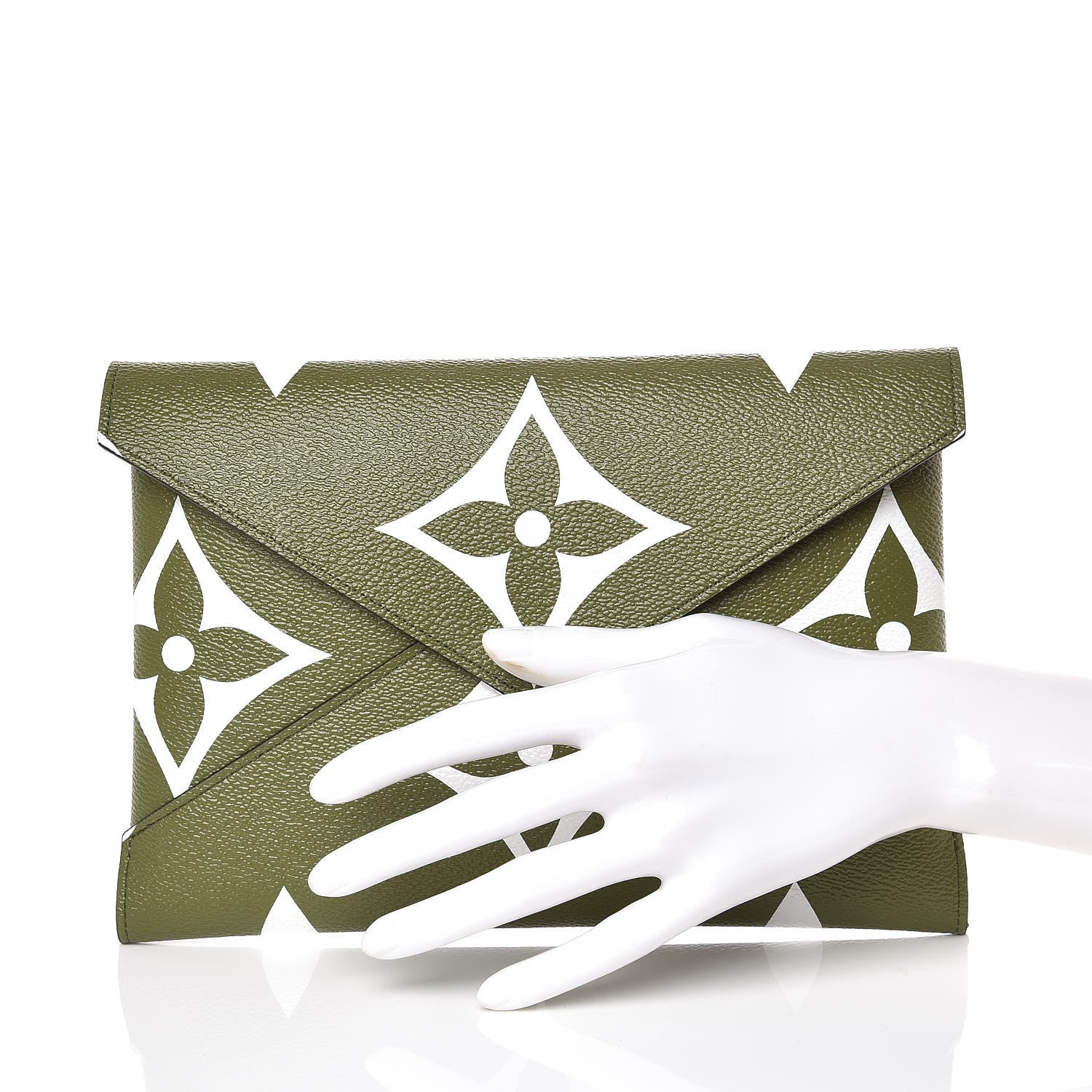 Louis Vuitton Monogram Giant Large Kirigami Pochette Kaki 2 of 6