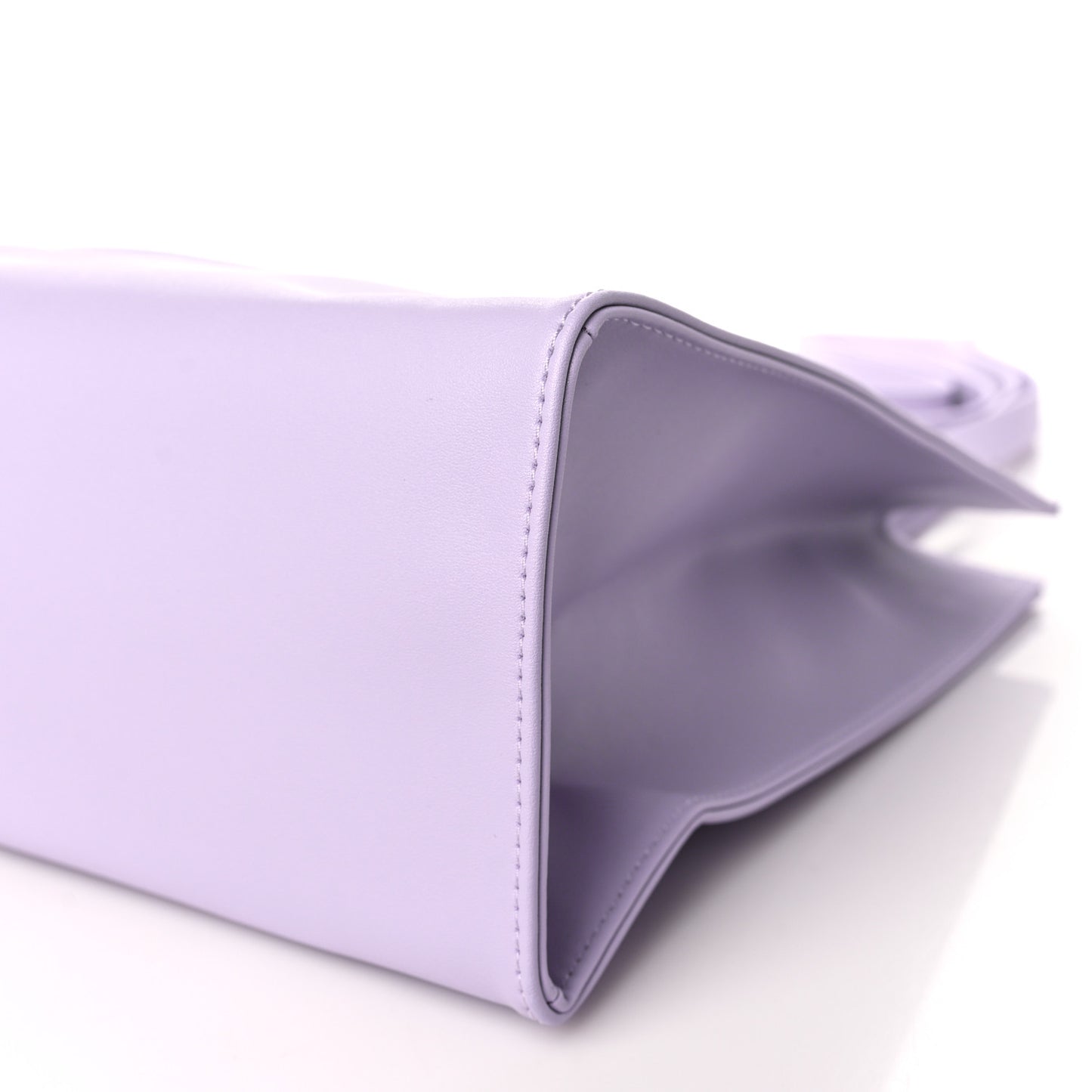 Vegan Leather Medium Shopping Bag Lavender