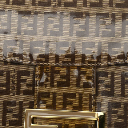 Fendi Vinyl Zucchino Baguette Tobacco 9 of 10