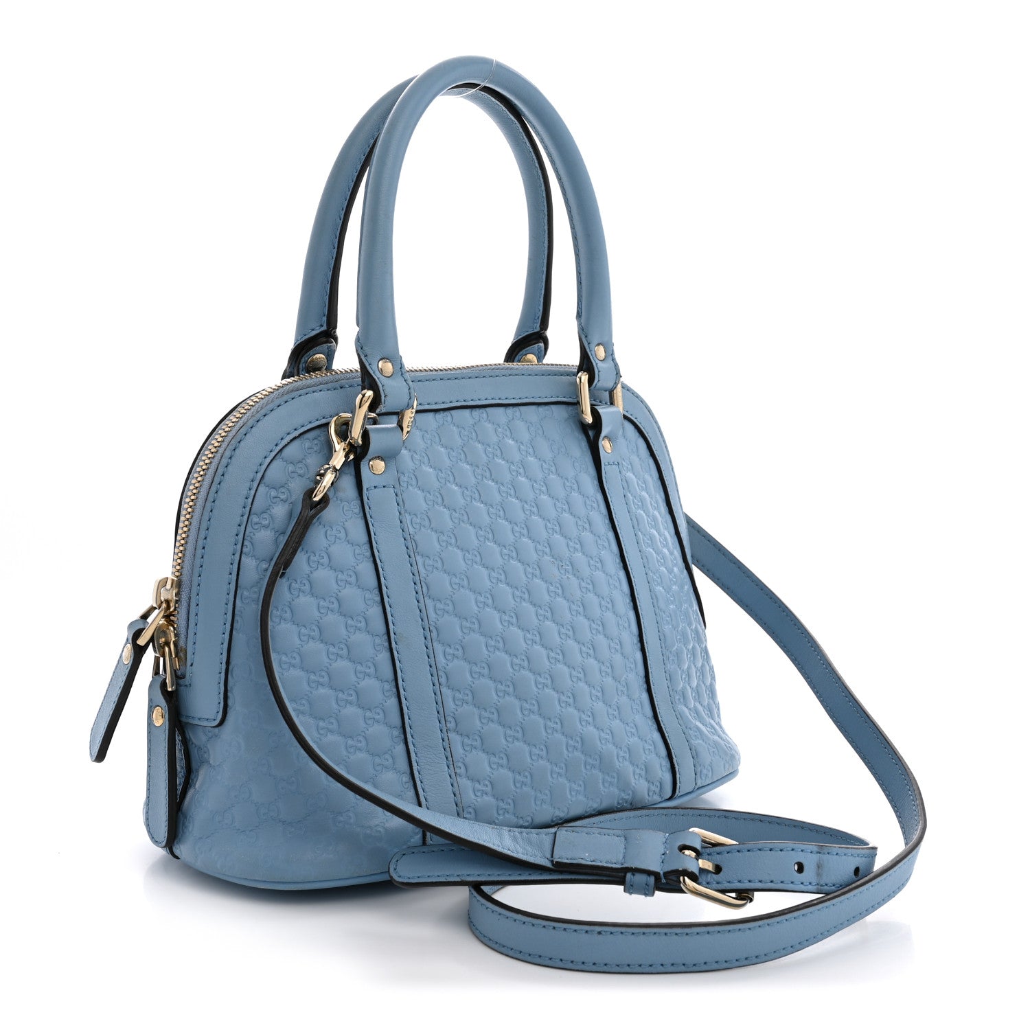 Gucci Microguccissima Mini Dome Bag Mineral Blue 2 of 11