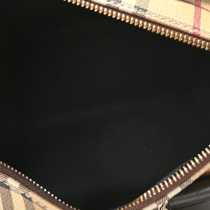 Burberry Haymarket Check Small Chester Bowling Bag Chocolate 5 of 10