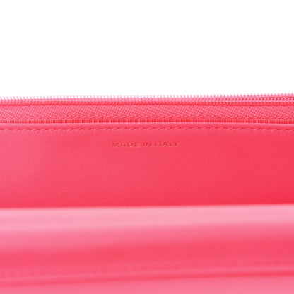 Chanel Patent Calfskin Quilted Wallet On Chain WOC Pink 9 of 11
