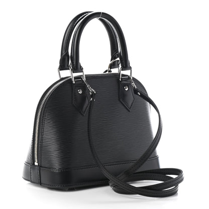Louis Vuitton Epi Alma BB Black 3 of 9