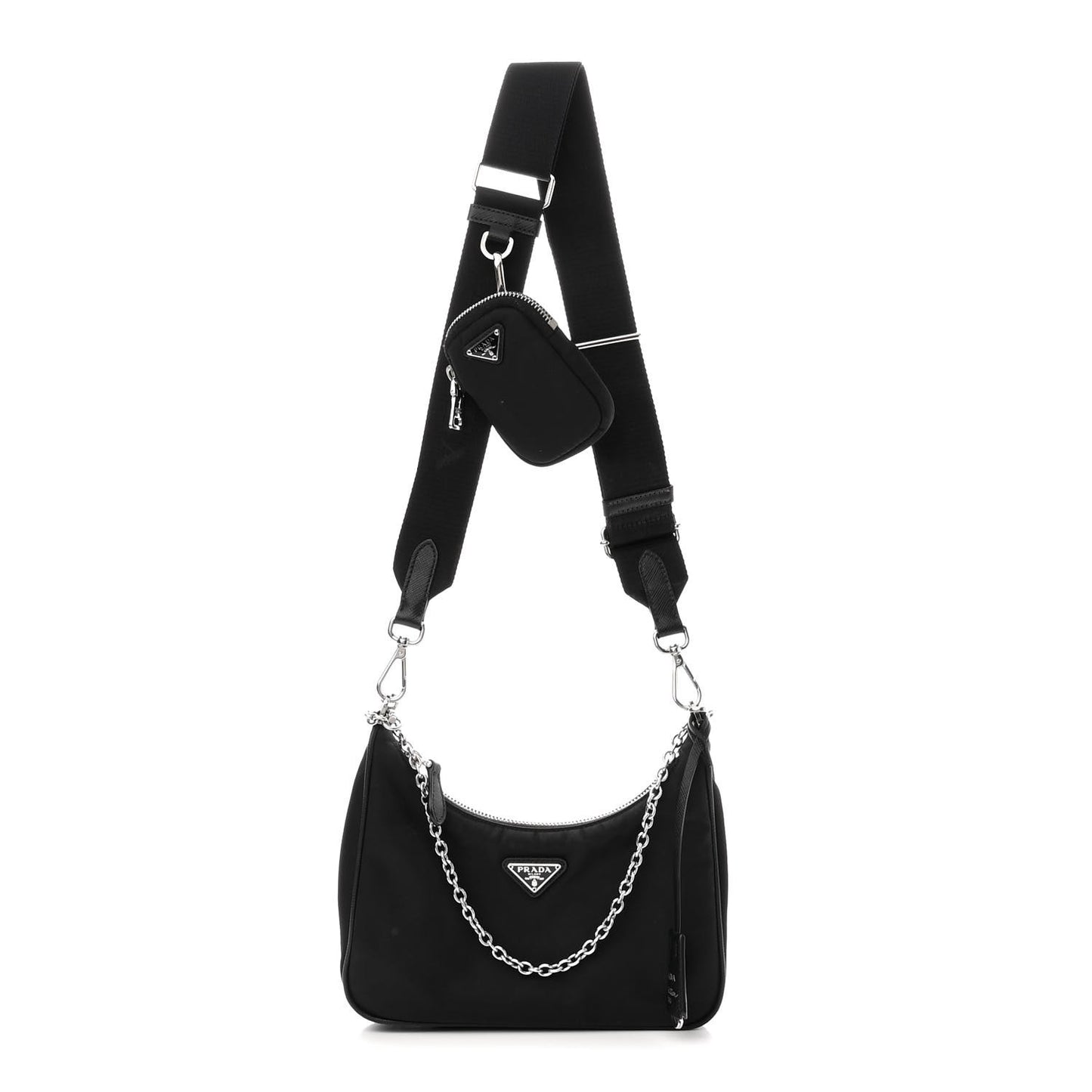 Nylon Re-Edition 2005 Shoulder Bag Black
