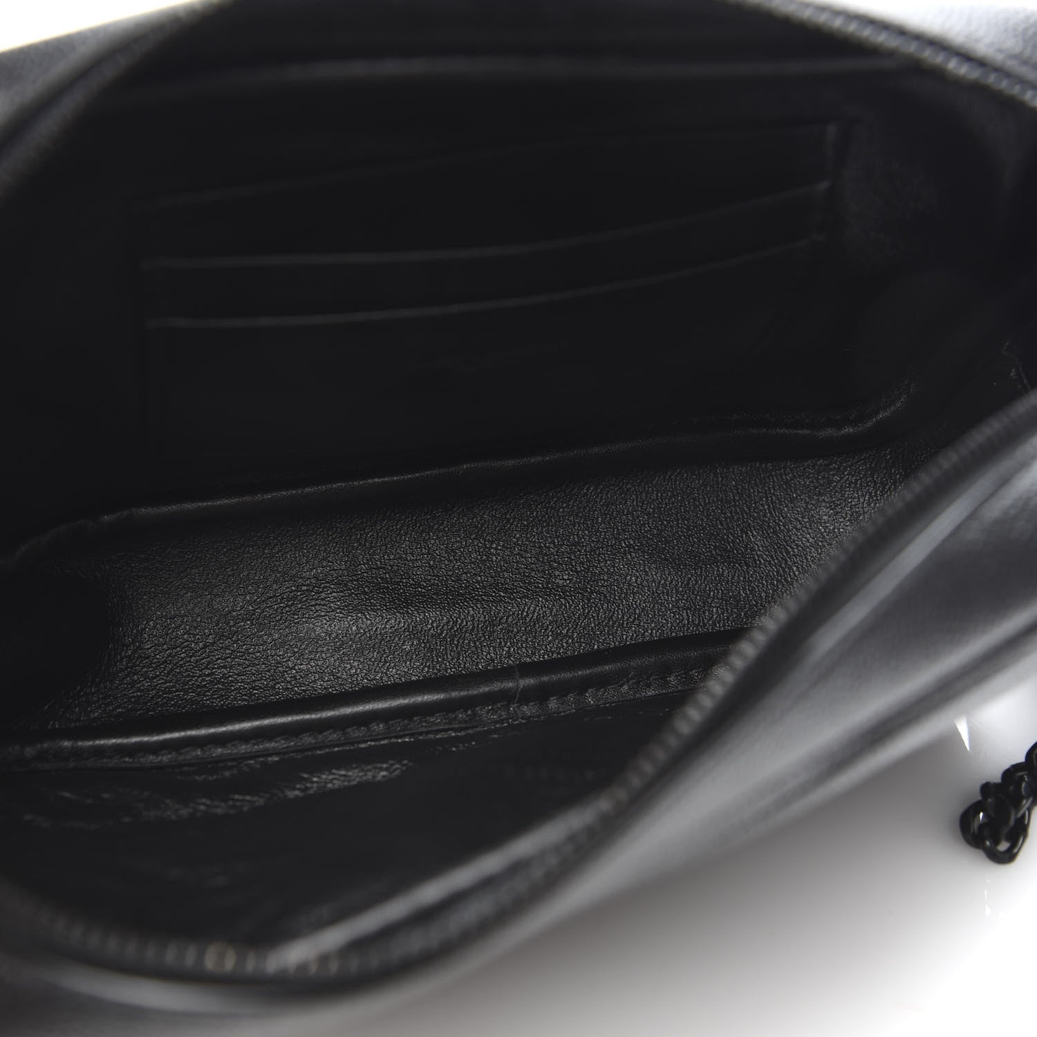 Saint Laurent Grain De Poudre Matelasse Monogram Mini Lou Camera Bag Black 5 of 10