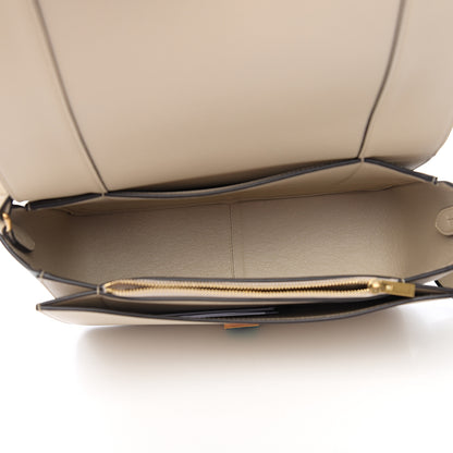 Celine Shiny Smooth Calfskin Medium Frame Shoulder Bag Grege Storm 4 of 8