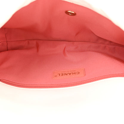 Chanel Lambskin Quilted Logo Strap Flap White 5 of 11