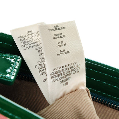 Burberry Supernova Check Regent Tote Green 10 of 11