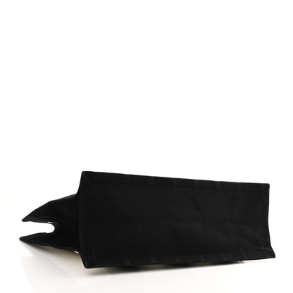 Saint Laurent Canvas Noe Striped Tote Black White 4 of 9