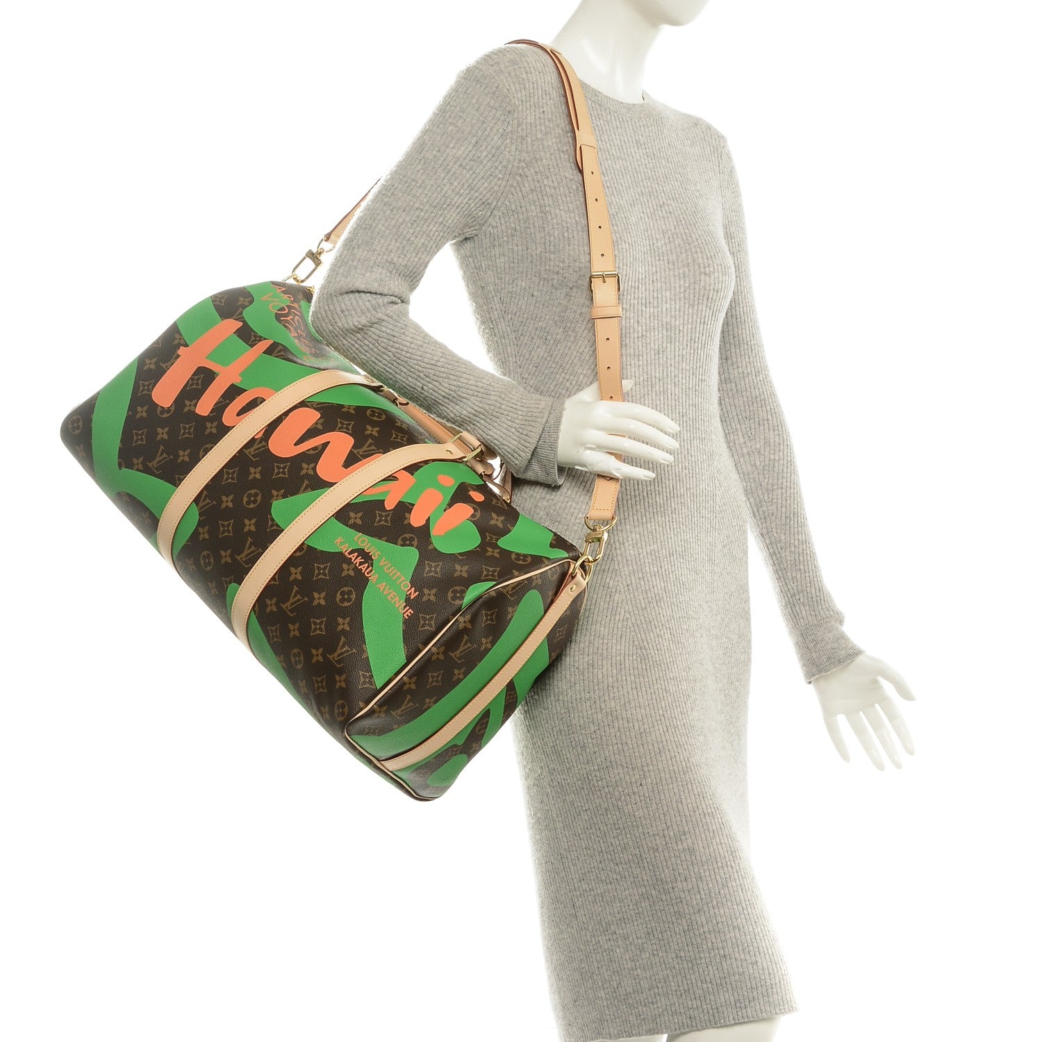 Louis Vuitton Monogram Tahitienne Hawaii Keepall Bandouliere 50 2 of 6