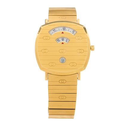 Gucci Stainless Steel 38mm Grip Quartz Watch Gold 1 of 4