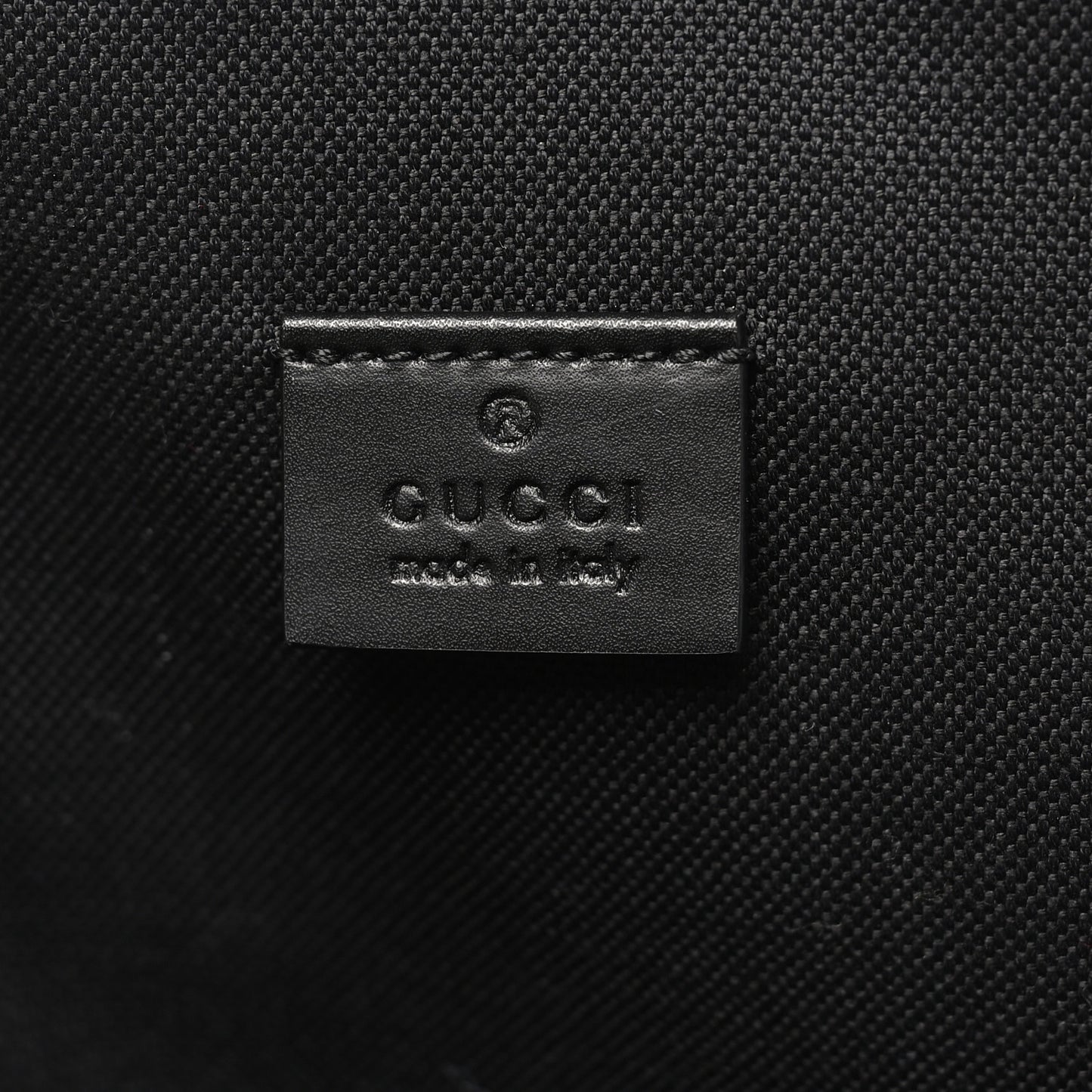 GG Supreme Monogram Web Belt Bag Black Grey