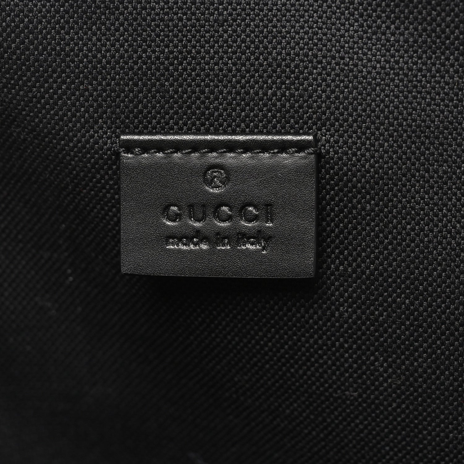 Gucci GG Supreme Monogram Web Belt Bag Black Grey 6 of 10