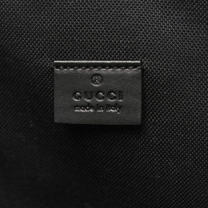 Gucci GG Supreme Monogram Web Belt Bag Black Grey 6 of 10