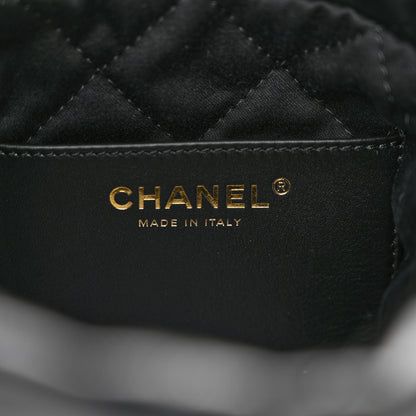 Chanel Shiny Calfskin Quilted Mini Chanel 22 Black 7 of 11