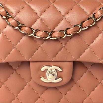 Chanel Lambskin Quilted Small Double Flap Brown 8 of 11