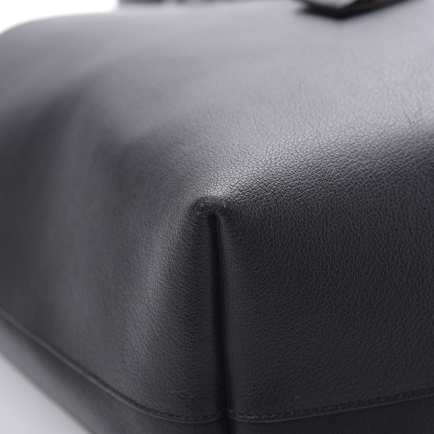 Saint Laurent Calfskin Large Shopping Tote Black 9 of 16