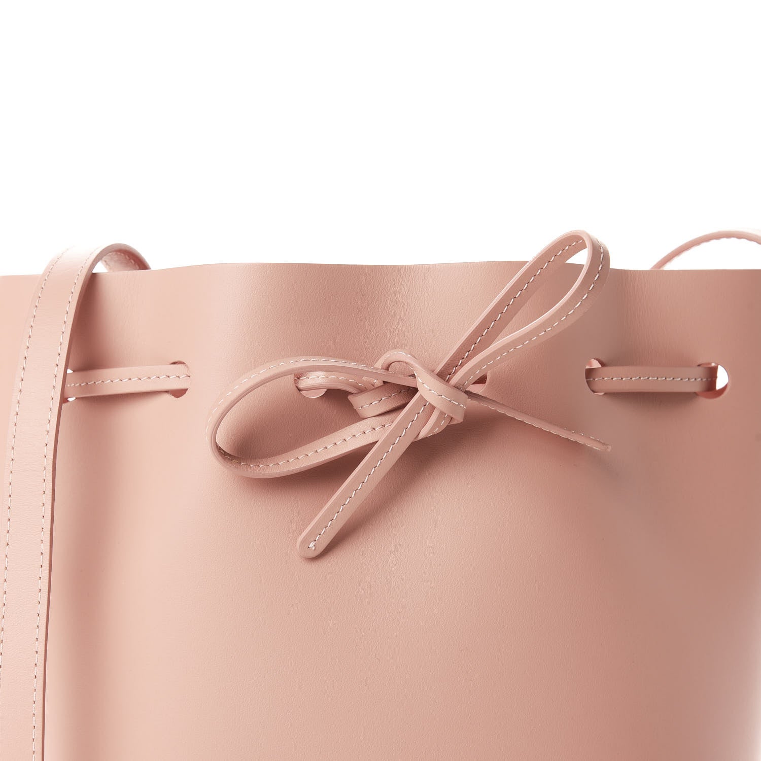 Mansur Gavriel Calfskin Mini Bucket Bag Rosa 10 of 10