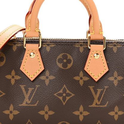 Louis Vuitton Monogram Nano Speedy Bandouliere 8 of 11