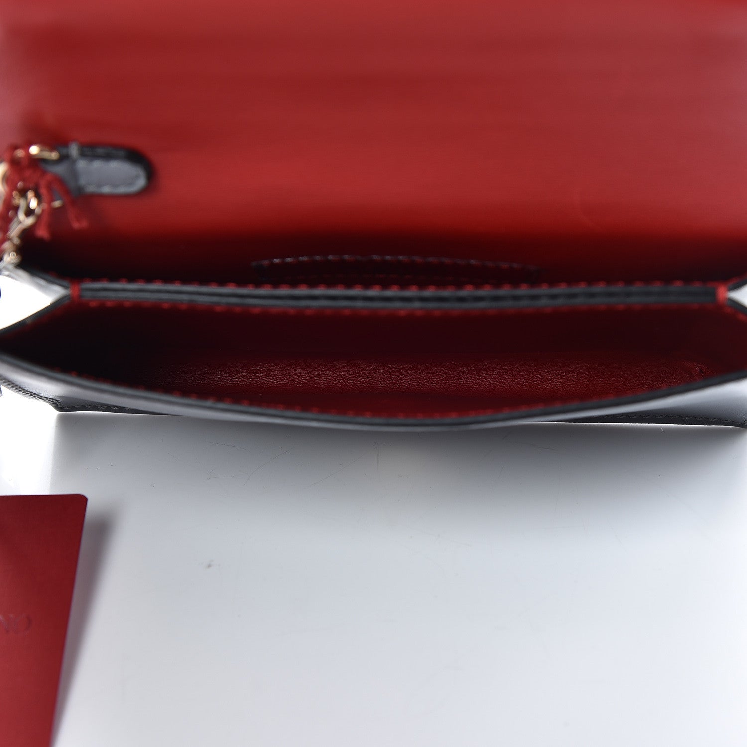 Valentino Garavani Nappa Small Rockstud Wristlet Clutch Light Stone 5 of 8