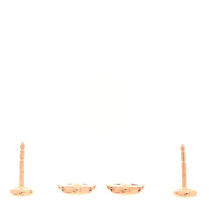 Hermes 18K Rose Gold TPM Farandole Stud Earrings 3 of 4