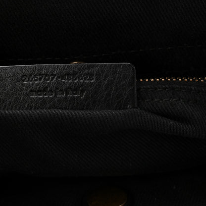 Saint Laurent Calfskin Muse Two Messenger Black 7 of 10