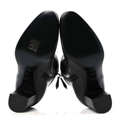 Hermes Calfskin Saint Germain Ankle Boots 35.5 Black 5 of 10