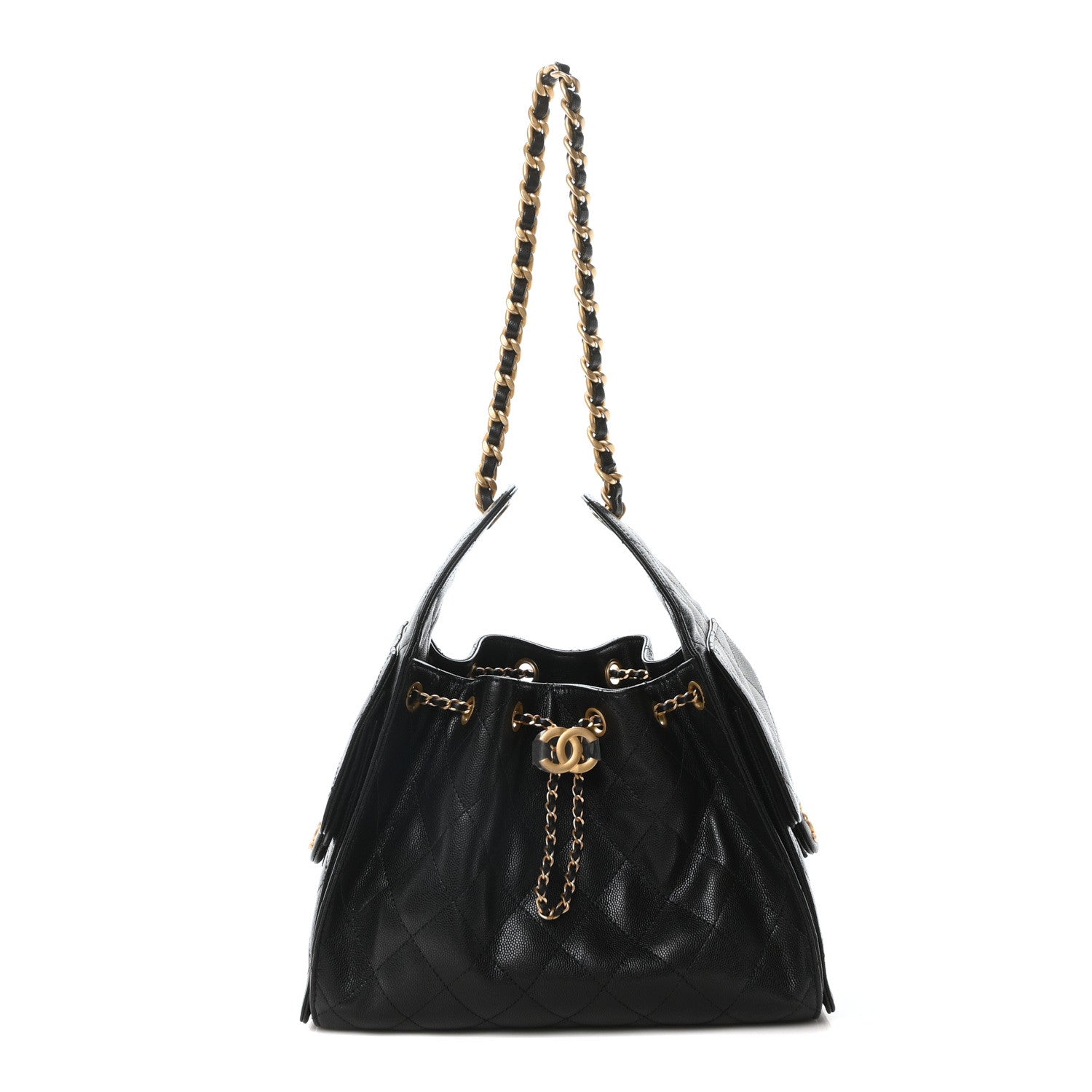 Chanel Caviar Quilted Small Chanel 25 Handbag Black 1 of 11