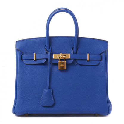 Hermes Togo Birkin 25 Bleu Electrique 1 of 29
