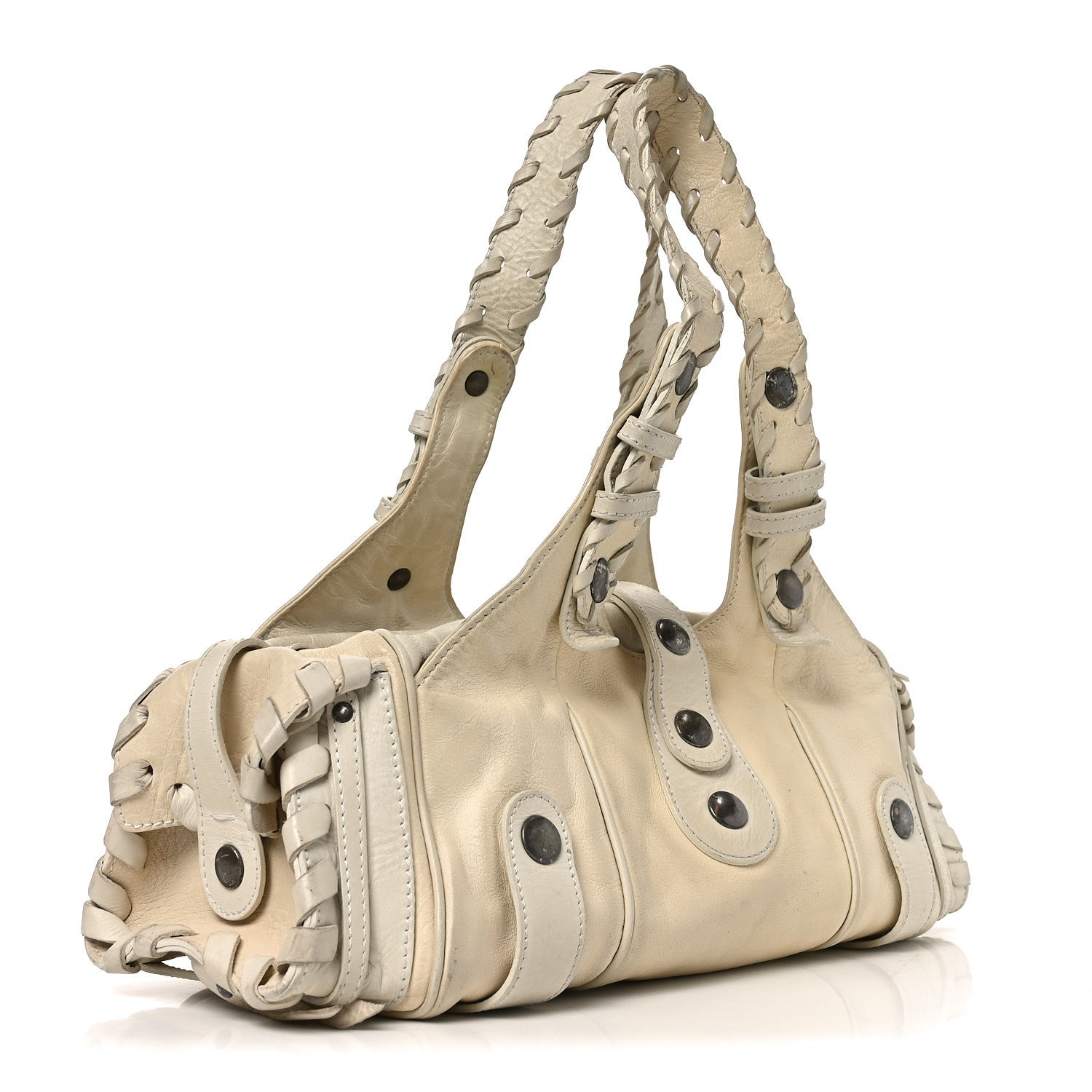 Chloe Calfskin Silverado Shoulder Bag Ivory 2 of 9