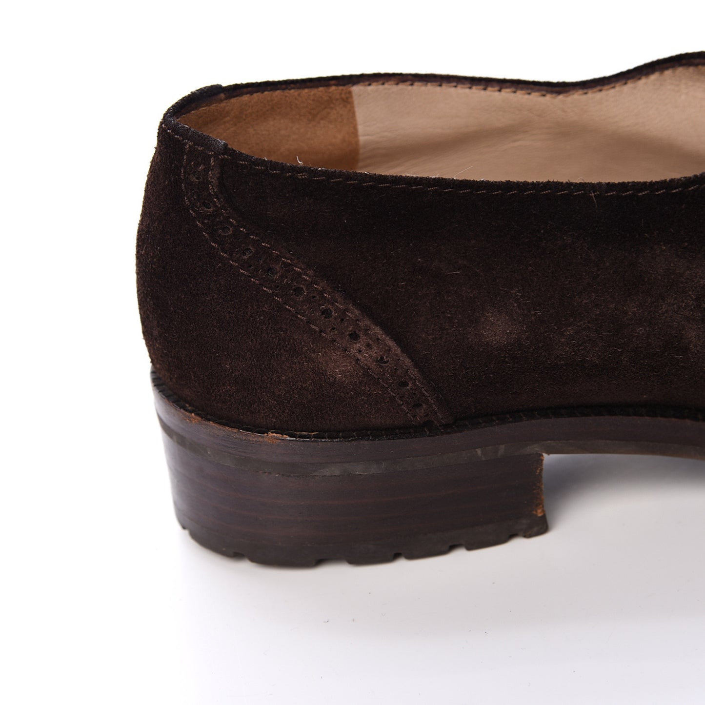 Suede CC Lace Up Oxford 38 Brown
