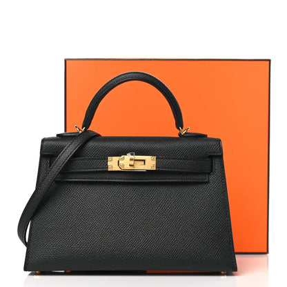Hermes Epsom Mini Kelly Sellier 20 Black 11 of 11