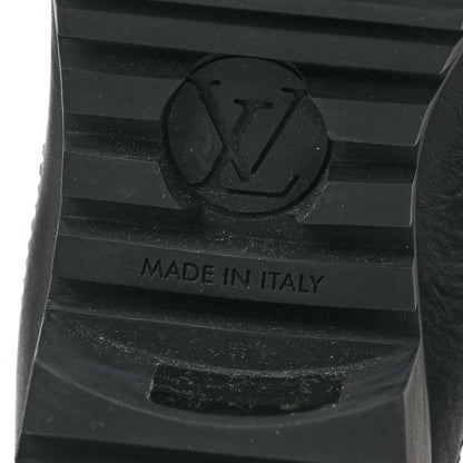 Louis Vuitton Suede Calfskin Laureate Platform Desert Boots 38 Black 6 of 8