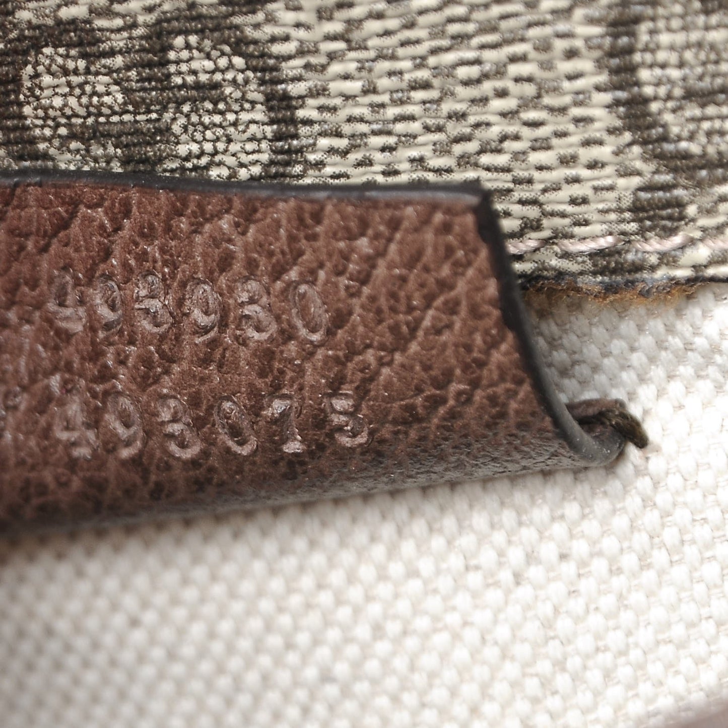 GG Supreme Monogram Neo Vintage Web Belt Bag Brown
