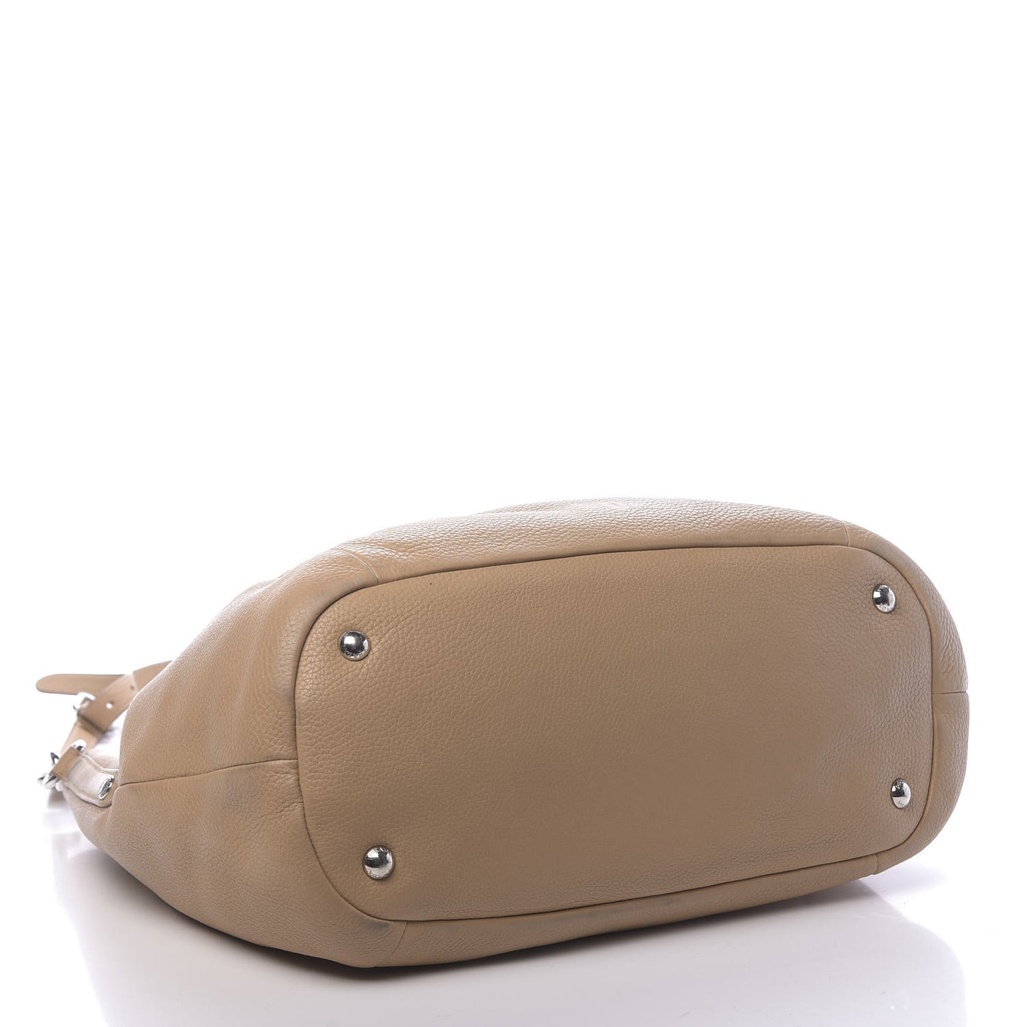 Vitello Daino Shoulder Bag Sabbia