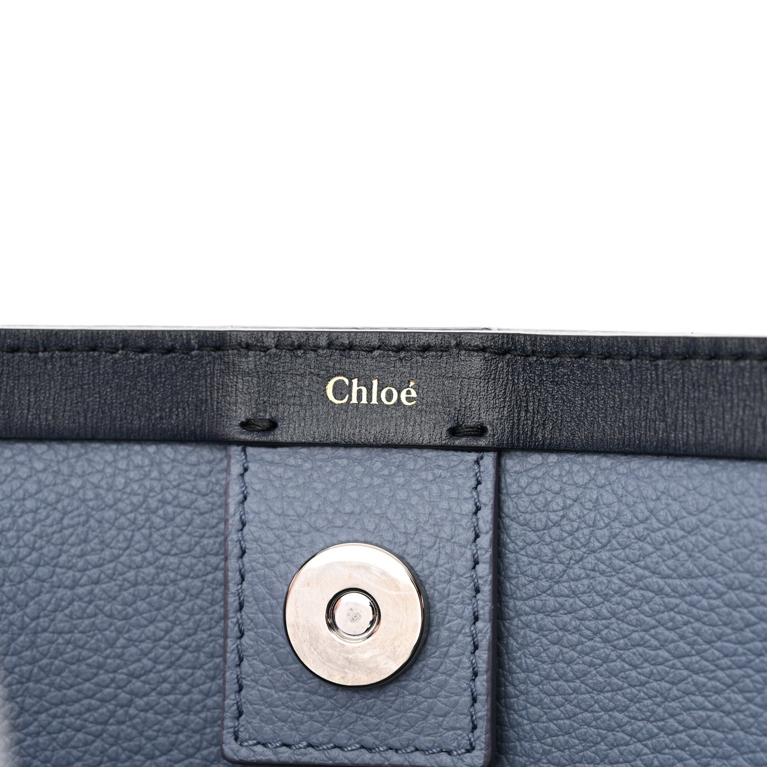 Chloe Calfskin Medium East West Sense Tote Shady Cobalt 7 of 14