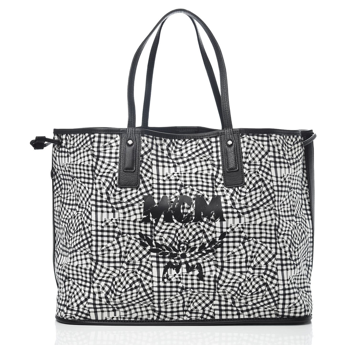 Visetos Large Liz Reversible Shopper Tote Black