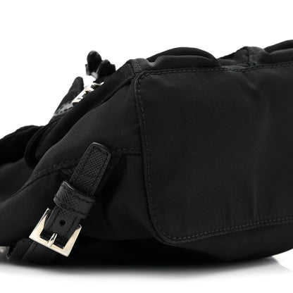 Prada Nylon Vela Mini Crossbody Backpack Black 8 of 8
