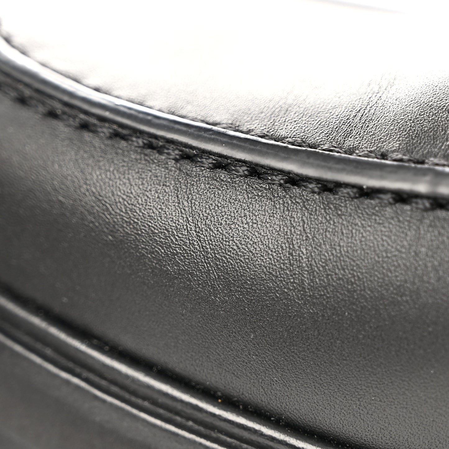 Calfskin Ivy Loafer 36.5 Black
